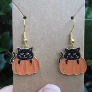 Halloween Pumpkin Earrings